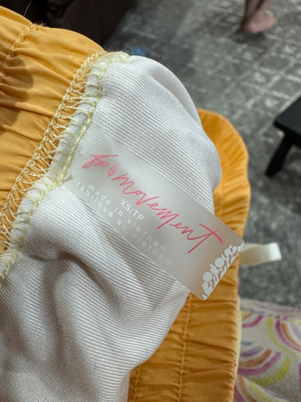 Free People Kids Yellow Elastic-Waist Shorts